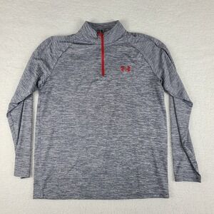 Under‎ Armour Sweater Mens Medium Gray Heathered Loose Heatgear Performance